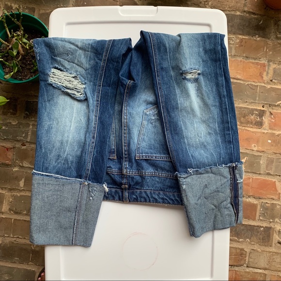 Cuffed & Distressed Zara Jeans 👖 - Picture 5 of 6